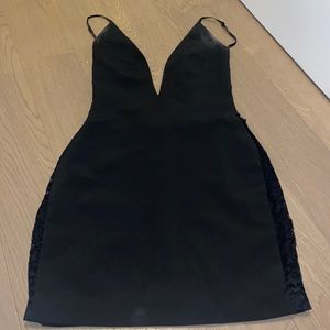 Solace London Black Bodycon Dress
